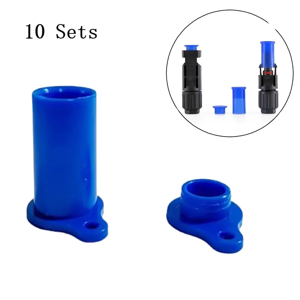 10 Pairs Solar PV Connector Dust Cap Plastic Dust Plugs For Cable Covers Waterproof Solar Photovoltaic Panel Connector Accessory