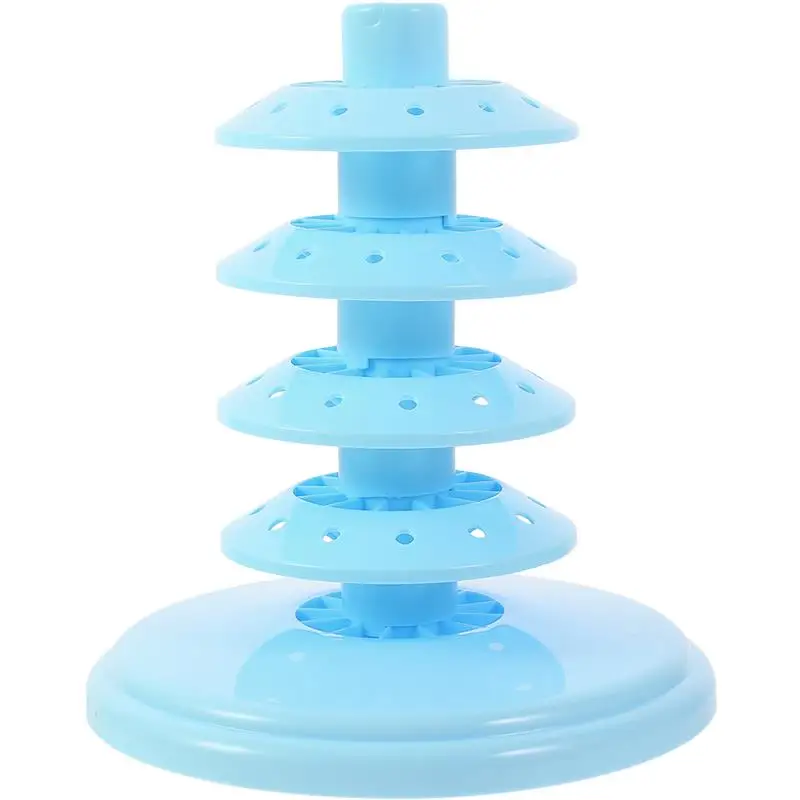 4 Layers Lollipop Stand Cake Pops Holder Display Tower Multi-Holes Tiered Lollipop Organizer For Baby Shower Wedding Party