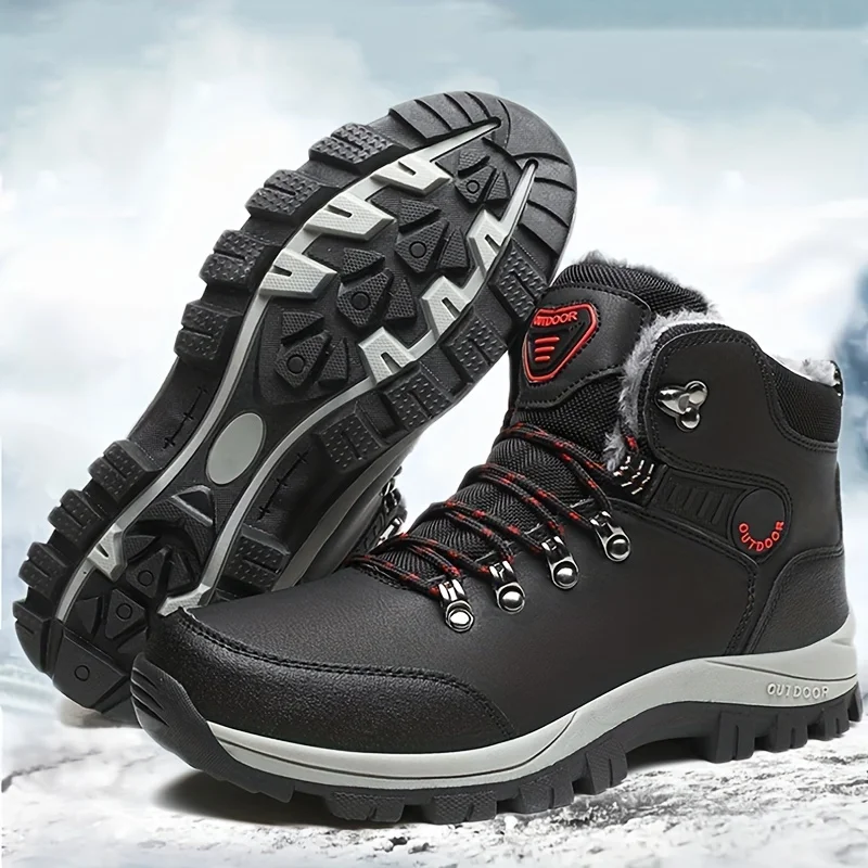 Winter Boots  PU  Sneakers, Snow Boots, Hiking Boots &  - Non-Slip & High Top!