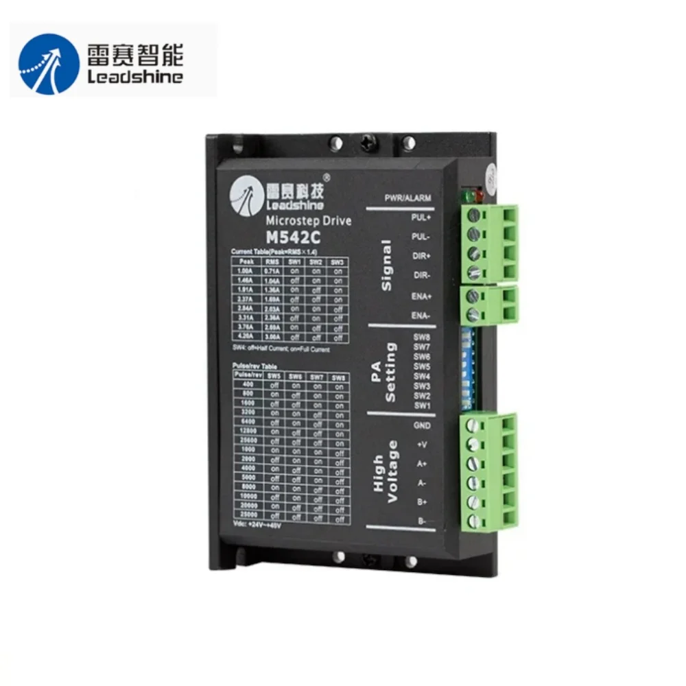 

Leadshine NEMA23 stepper motor driver Cloudray Leadshine 2 Phase Stepper Driver M542C 20-50 VAC 1.0-4.2A