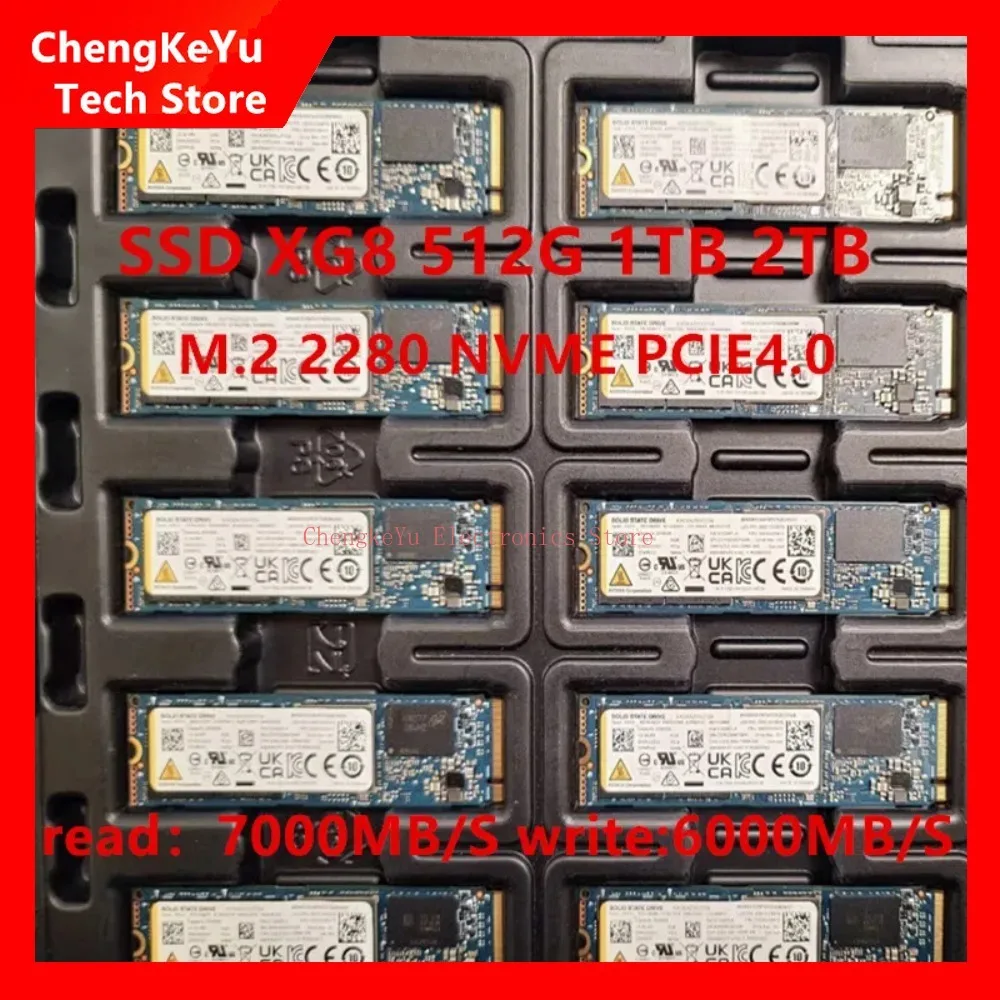 Original For KIOXIA SSD XG8 512G 1TB 2TB 2280 M.2 NVME PCIe 4.0X4 Desktop Laptop Solid State Drive Notebook desktop PS5