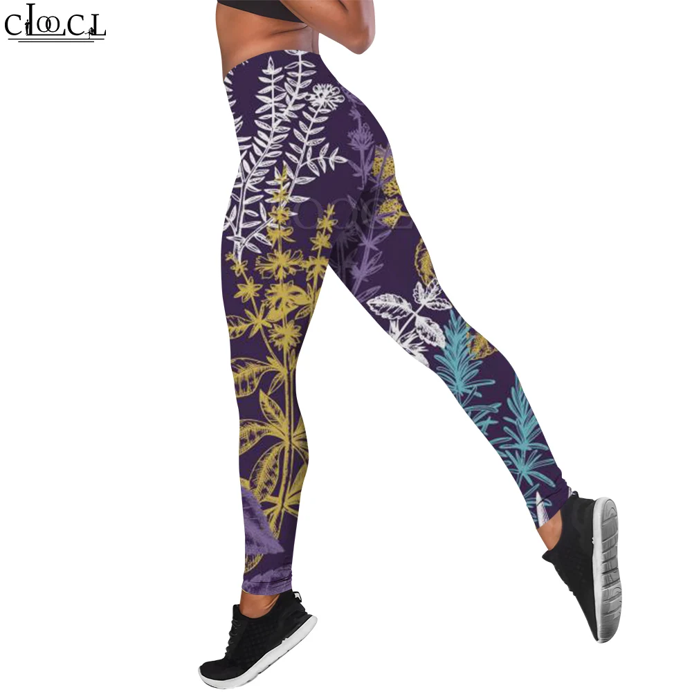 

CLOOCL Fashion Women Legging Weed Graphics 3D Printed Elastic Trousers Seamless Leggings Push Up Leggings Sexy Yoga Pants