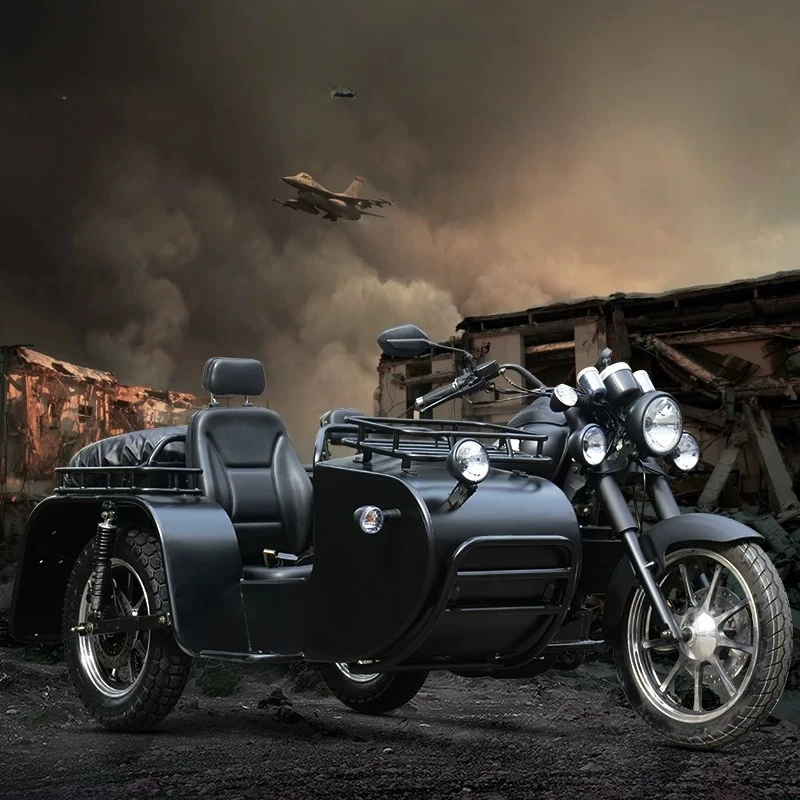 Retro side tricycle, partial tricycle side tricycle