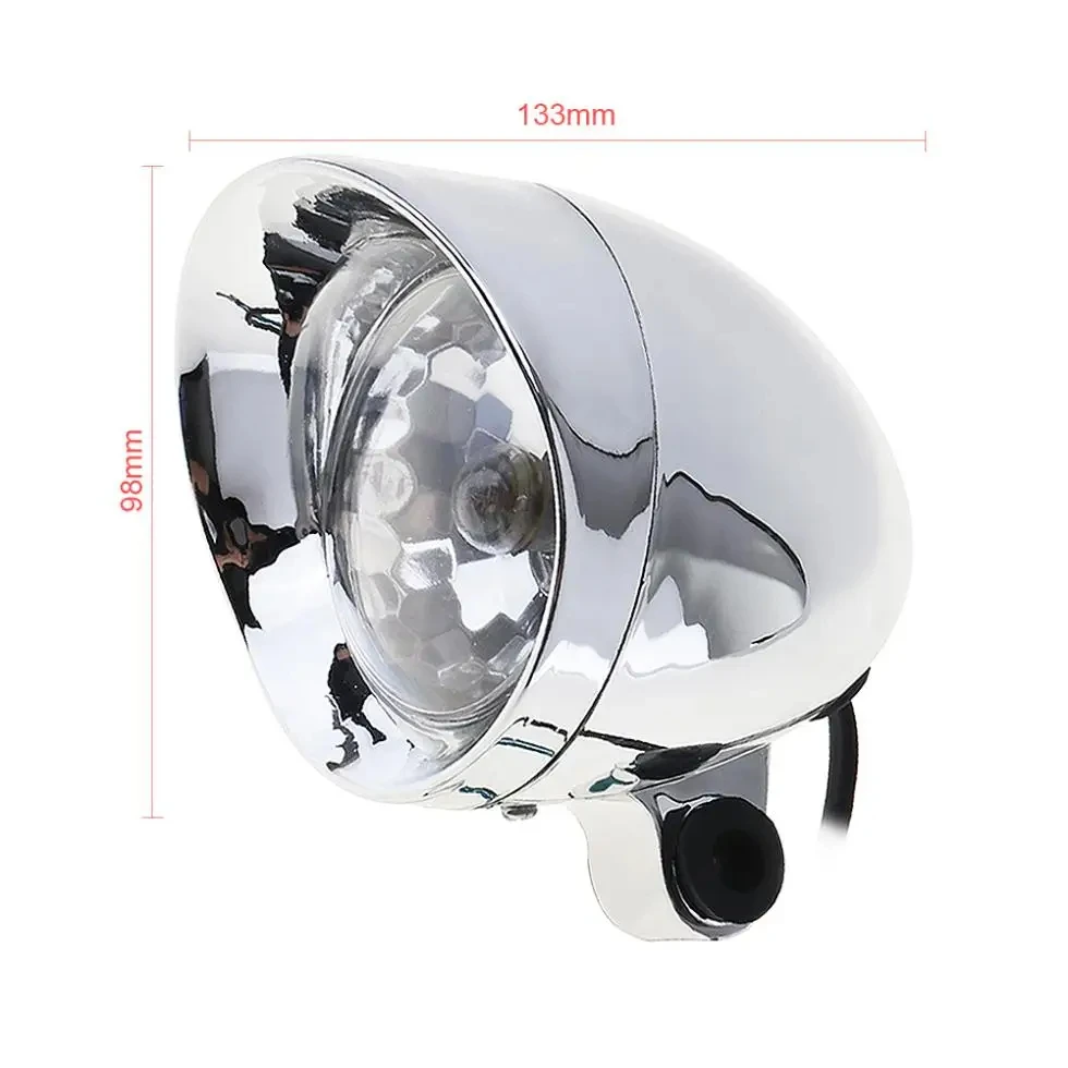 2pcs 10W Universal Motorcycle Headlights Motorbike Retro Bullet Fog Light Auxiliary Light Motorcycle Accessories