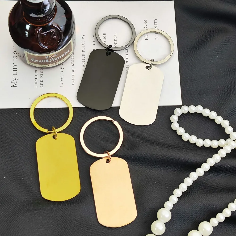 

Pet Cat Dog Tag Keyring Engravable Name Key Chain Personalized Keyring Engraved Photo Custom Newborn Birthday Commemorate