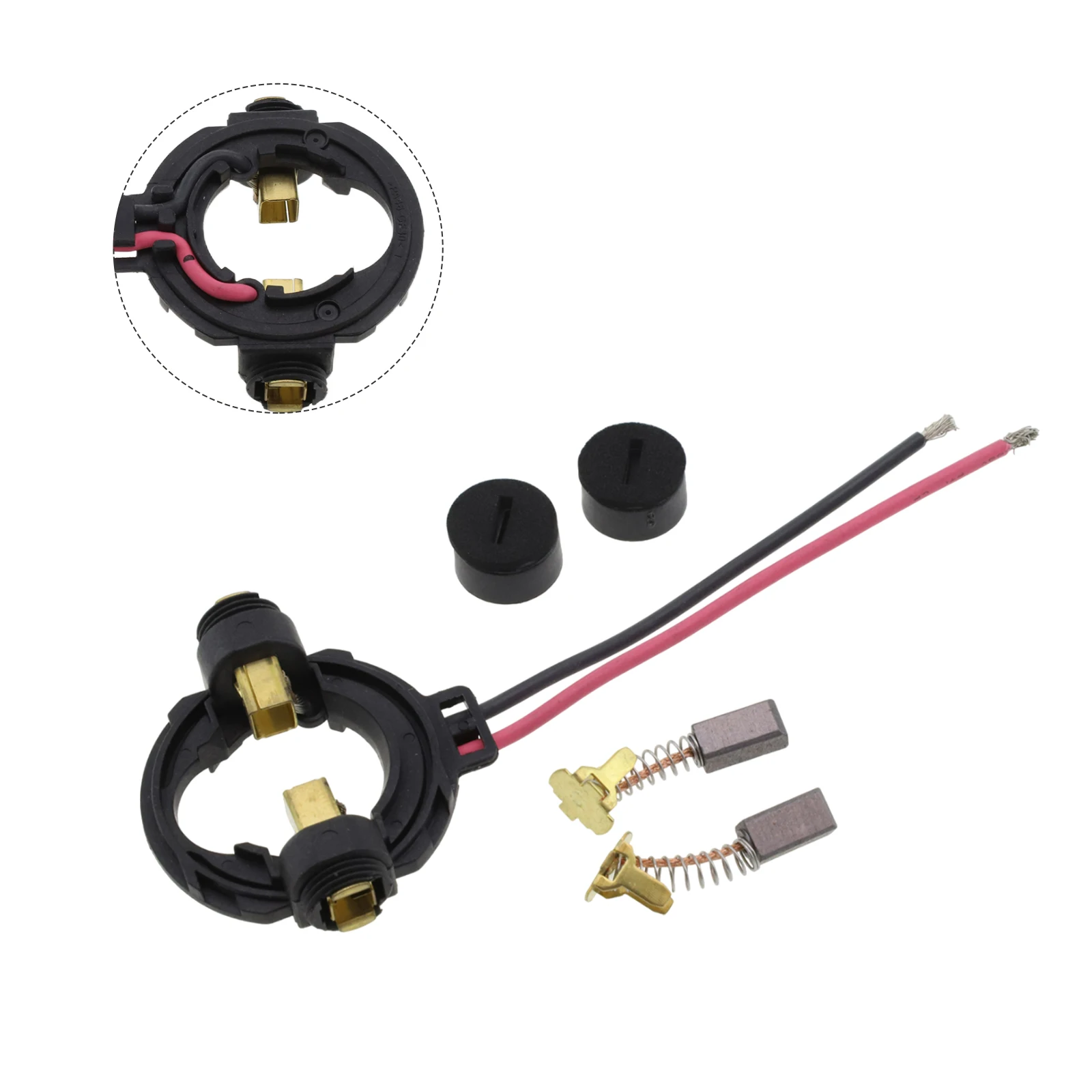 Set di ricambio per spazzole di carbone e tappo di supporto 328202 334696 per G18DSL G18DL DV18DSDL DV18DL2 DS18DSDL DS18DL2