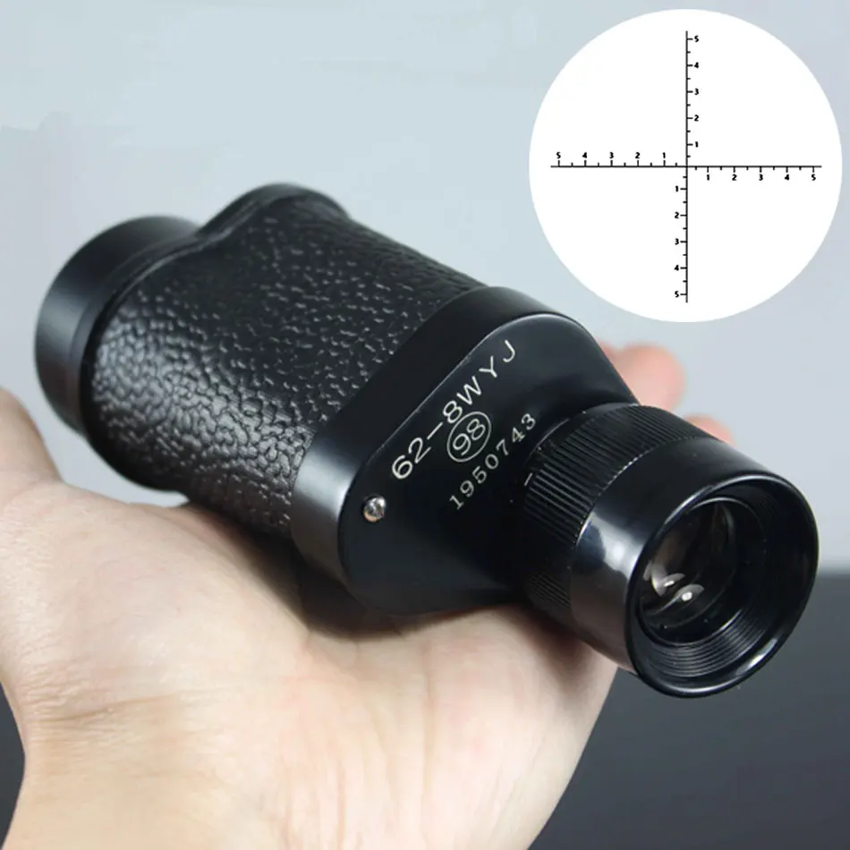 Telescope 8x30 Monocular Hunting Professional Binoculars Rangefinder Distance Meter Night Vision Camping Equipment 62-8WYJ