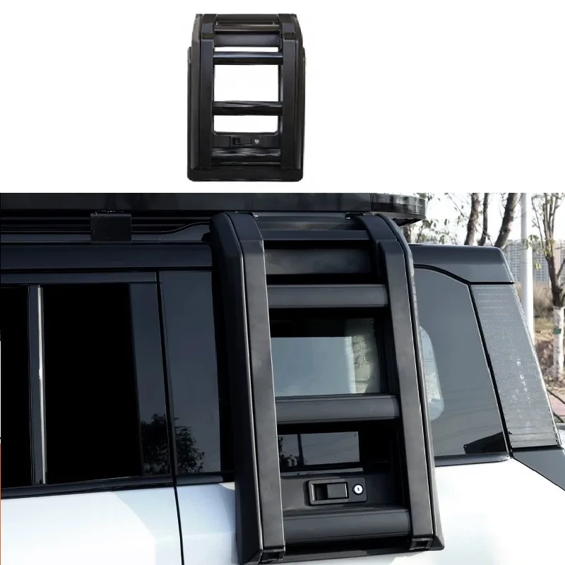 

For Jetour Jaecoo J6 Aluminium Alloy Climbing Foldable Side Ladder Chery ICAR 03 Accessories