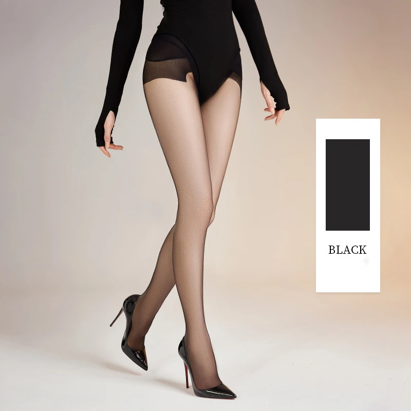 5-20D Seamless Silk Tights For Women Summer Ultra-thin Pineapple Stockings Anti Hook Thin Pantyhose
