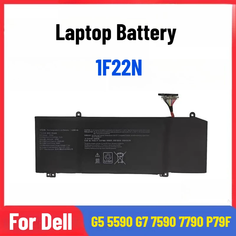 

Аккумулятор для ноутбуков Dell Inspiron G5 5590, G7 7590, 7790, P79F, 1F22N повышенной емкости