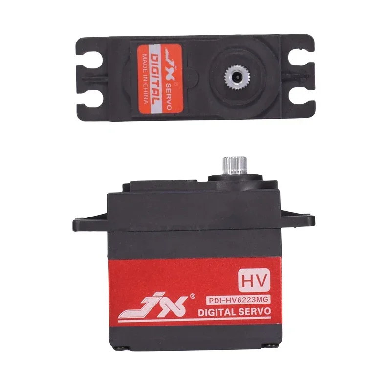 JX Servo PDI-HV6223MG 8.4V 23KG Metal Gear Digitale Standaard Servo Aluminium Shell voor 1/8 1/10 RC Auto Robot vliegtuigen Vliegtuig Deel
