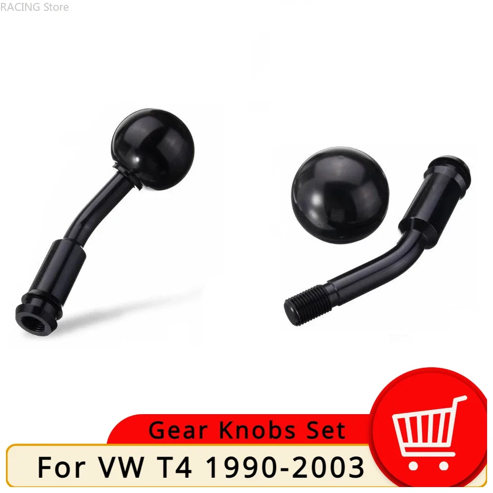 1 Set Car Gear Shift Knob + M14x1.5 Shifter Extension Knob Lever Gearsticks Gear Knobs Set For VW T4 1990-2003