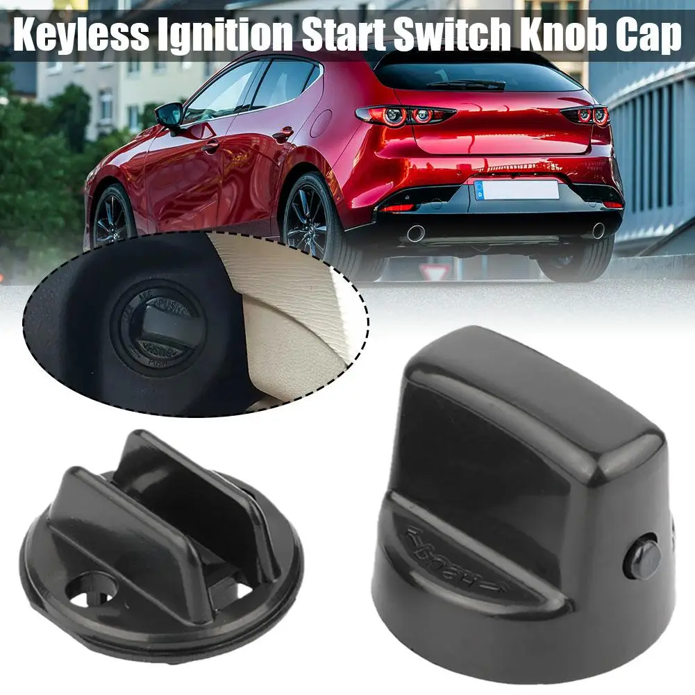 For Mitsubishi Lancer Outlander Keyless Ignition Start D461-66-141A-02 Insert Knob & Cap D6Y1-76-142 Switch V1K6