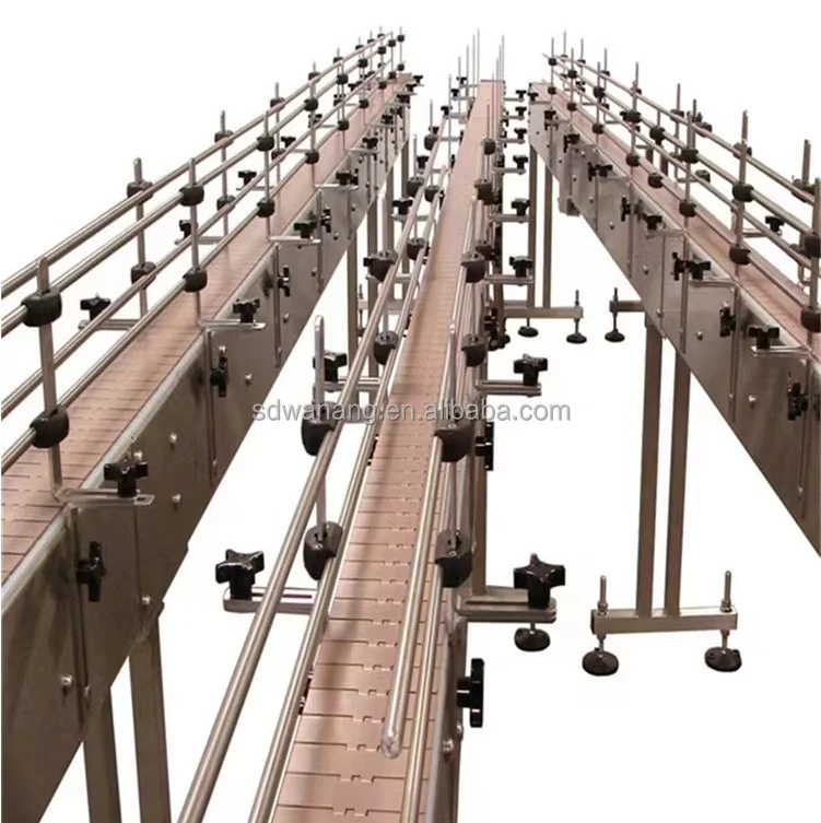 

High Quality Customized Flat Top Chain Conveyor Beverage Bottle Conveying Belt