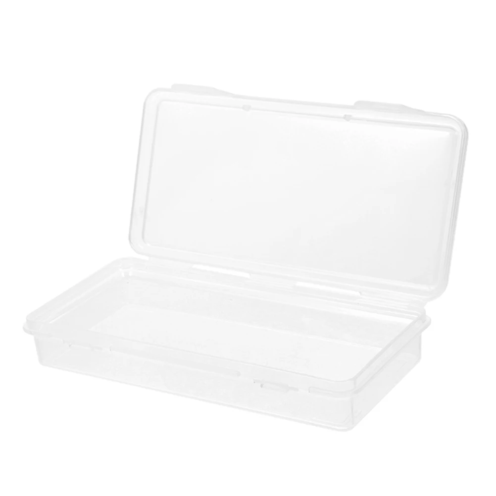 Portable Paintbrush Storage Box Pencil Case Durable Plastic Pen Holder Lightweight Compact Stationery Organizer For School