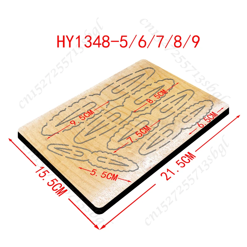 Hair Clip Cutting Dies Wooden Dies Suitable for Common Die Cutting Machines on the Market