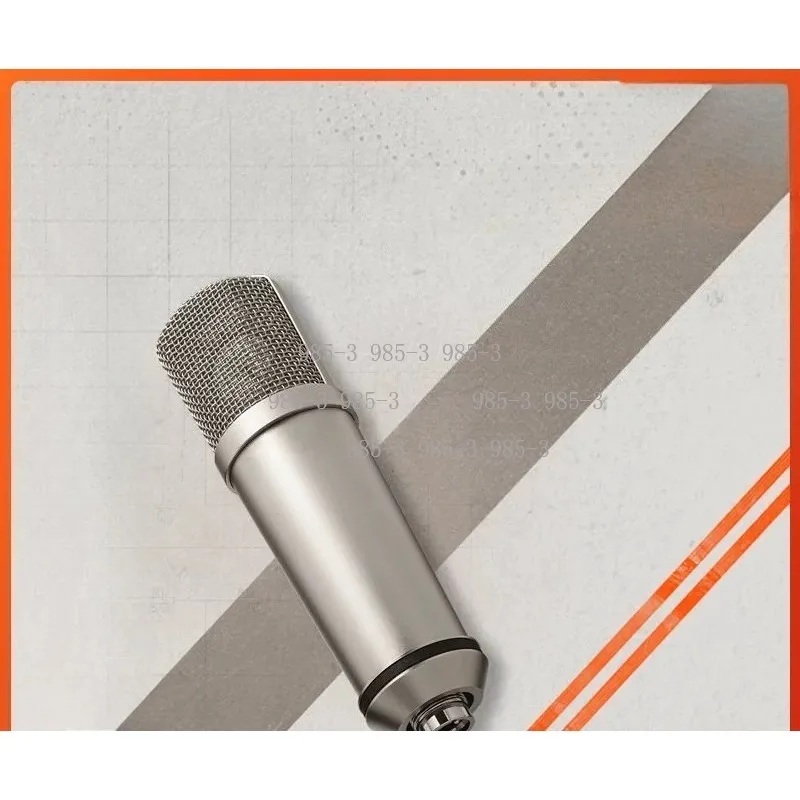 Handmade Condenser Microphone Electronic Tube Large Diaphragm High-quality for Studio Recording and Live Broadcasting