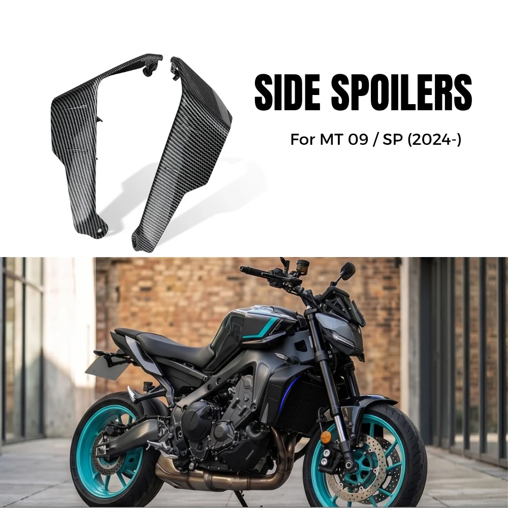 

MT09 Motorcycle Side Wings Aerodynamic Winglet Deflector Radiator Spoiler For Yamaha MT 09 SP 2024 2025 2026 MT-09 Side Spoilers
