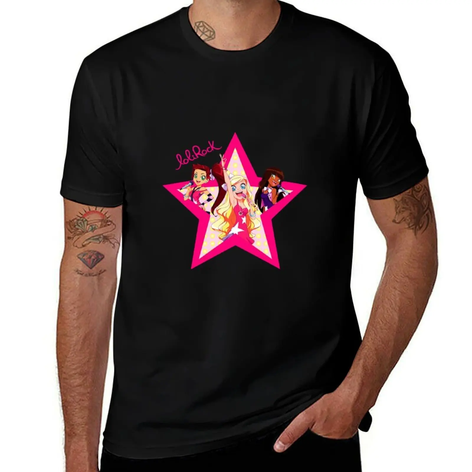 

Lolirock T-Shirt cotton tshirt 100% t shirt man casual graphic t shirts for man T-Shirt