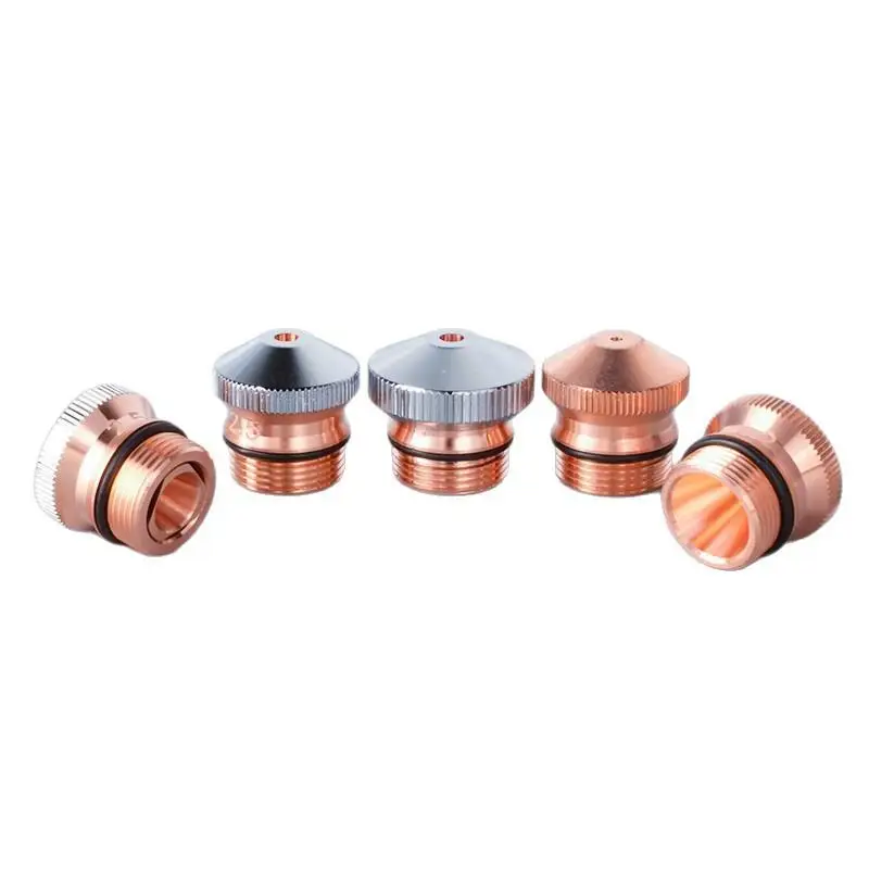 DNE High Power Laser Cutting Nozzles D15 M12 H15 Single/Double Layer Chrome-plated Caliber 1.0-5.0 For Fiber Cutting Machine