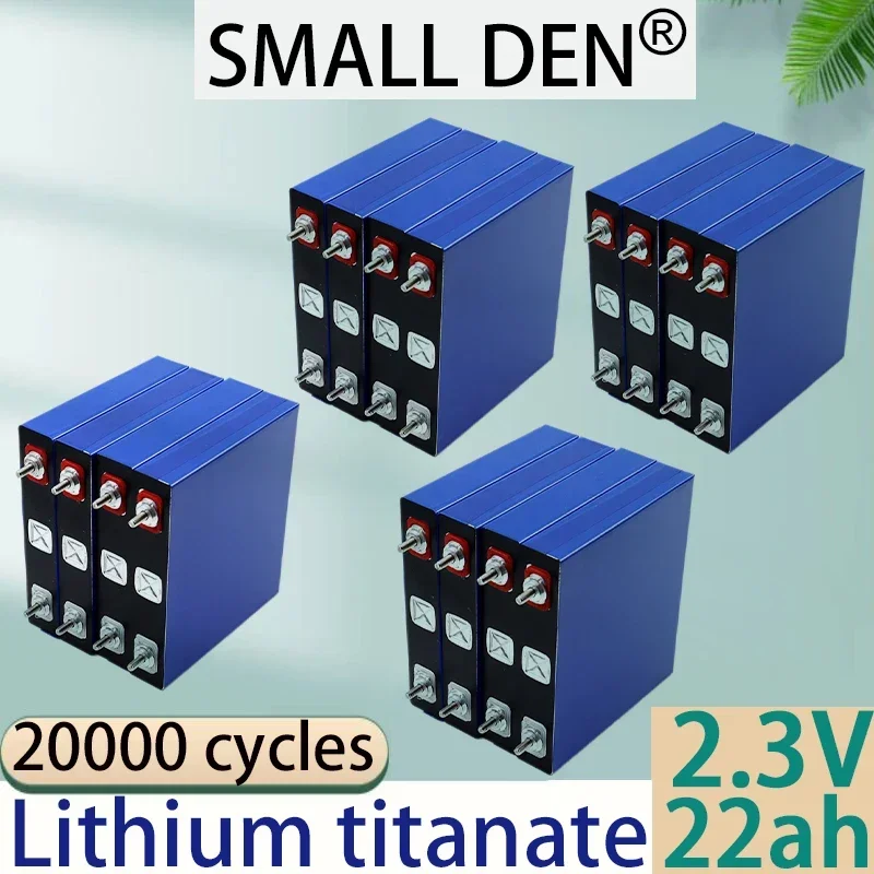 New 2.3V 22Ah lithium titanate battery LTO 10C high discharge 20000 times DIY 12V 24V solar outdoor large capacity tricycle