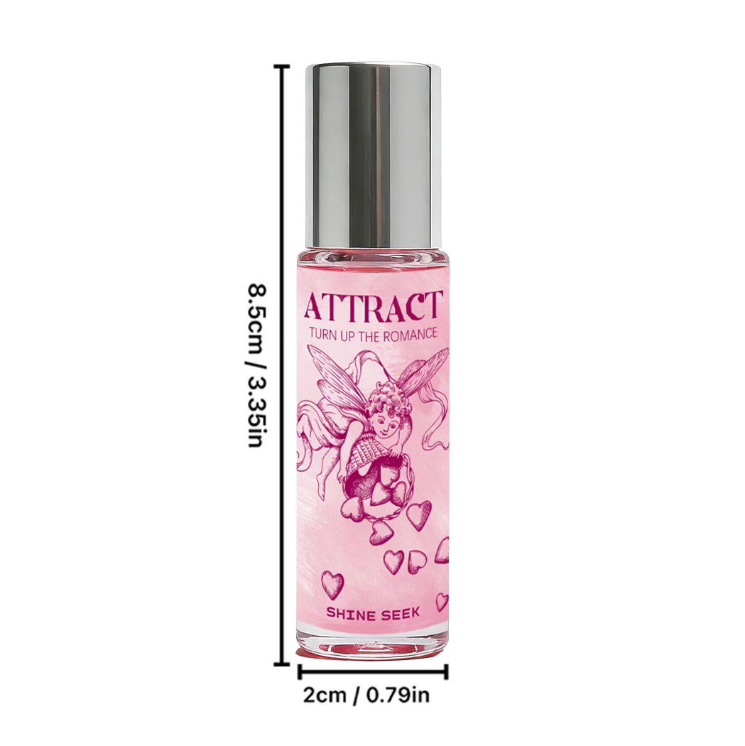10ml Attract Essential Oil, Sweet and Romantic Fragrance, Attracts Each Other, Home Decoration, Suitable for Diffusers, Humidifiers, Candle Making, Car Air Freshener, Long-Lasting Fragrance, Ideal for Gifts, Valentine's Day, Fragran Oils, High-Quality Scent, Convenient for Daily Use and Easy to Carry