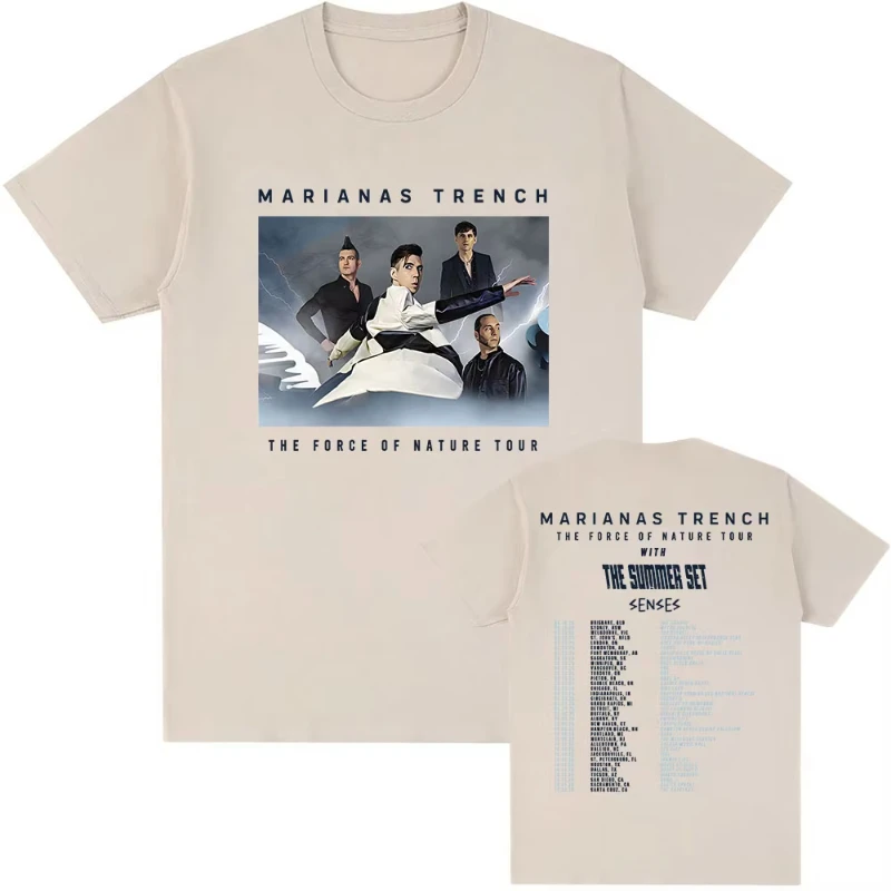 مارياناس خندق الفرقة بلايز قوة جولة الطبيعة تي شيرت الصيف القطن الرجال النساء تي شيرت للجنسين الشارع الشهير عادية الرجال تيز