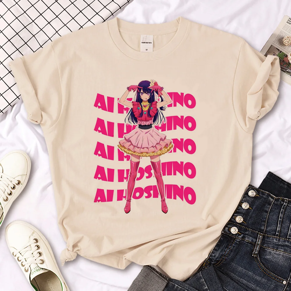 

Oshi No Ko tshirt women streetwear anime summer t-shirts female comic clothing