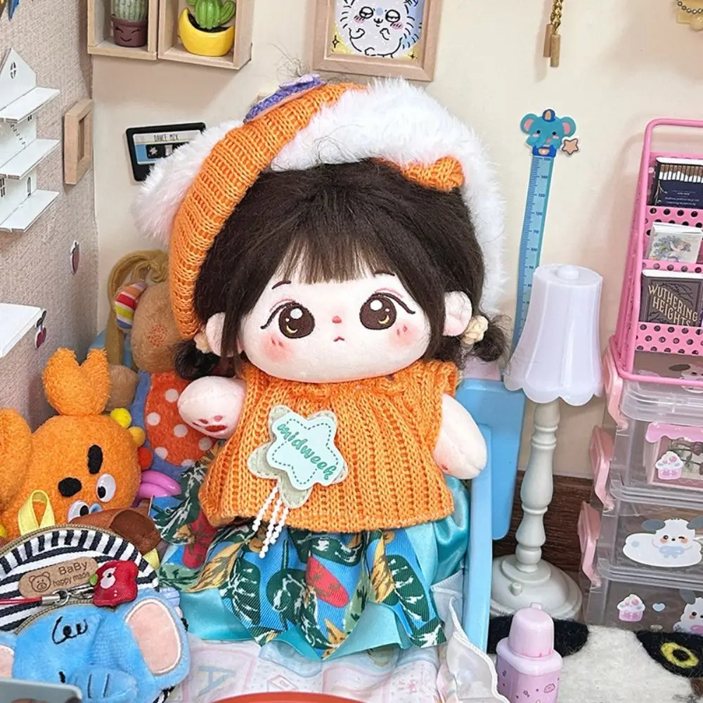 20cm New Cute Bunny Cotton Doll Clothes Cos Gift DIY Doll Accessories Handmade Doll Princess Dress for EXO Idol Dolls