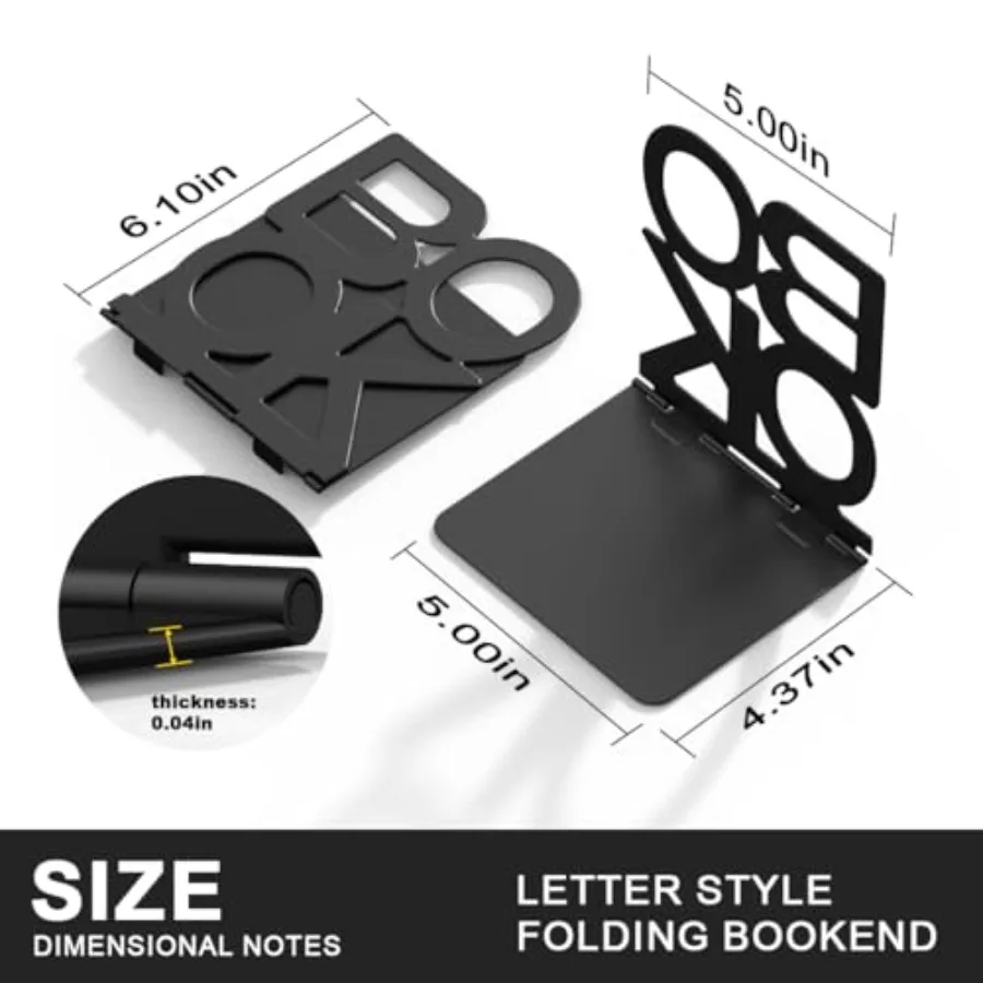 Book Ends, Bulk Bookends Folding Book Ends Metal Bookend