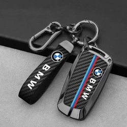 Carbon Fibre Car Key Cover Shell For BMW F20 F30 G20 F31 F34 F10 G30 F11 X3 F25 X4 I3 M3 M4 1 3 5 Series Keychain Accessories