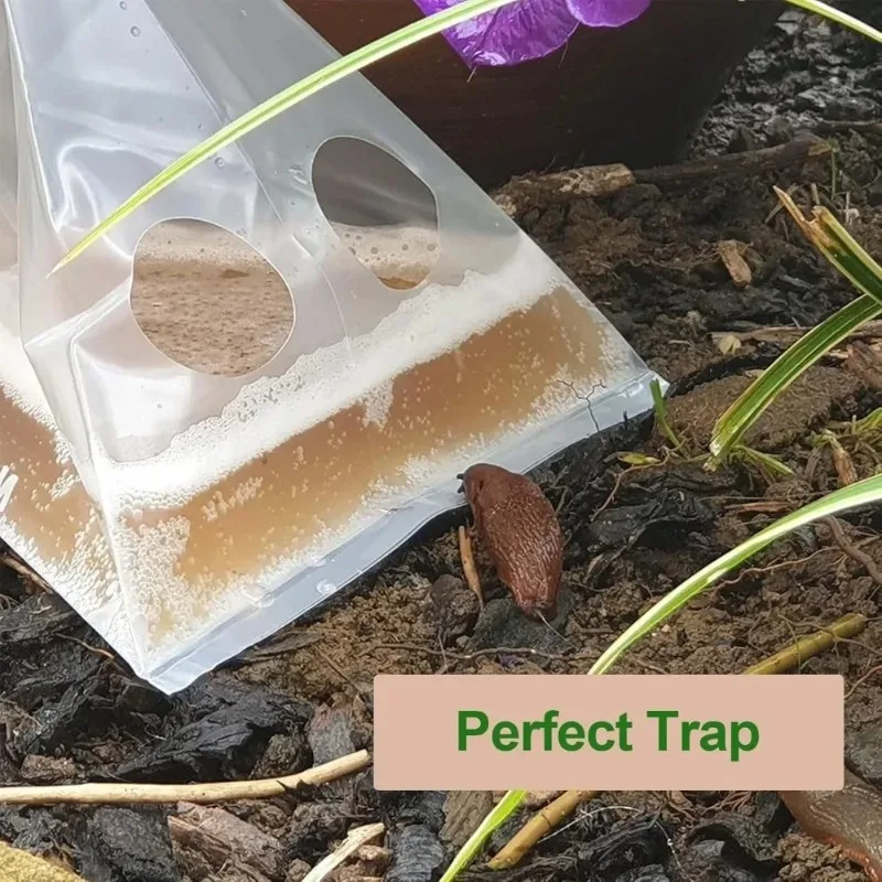 2026 20pcs Snails Slugs Traps 20pcs Garden Snail Controllers Snail Cages Insect Traps Garden Disposable Snail Trap Catcher Bags