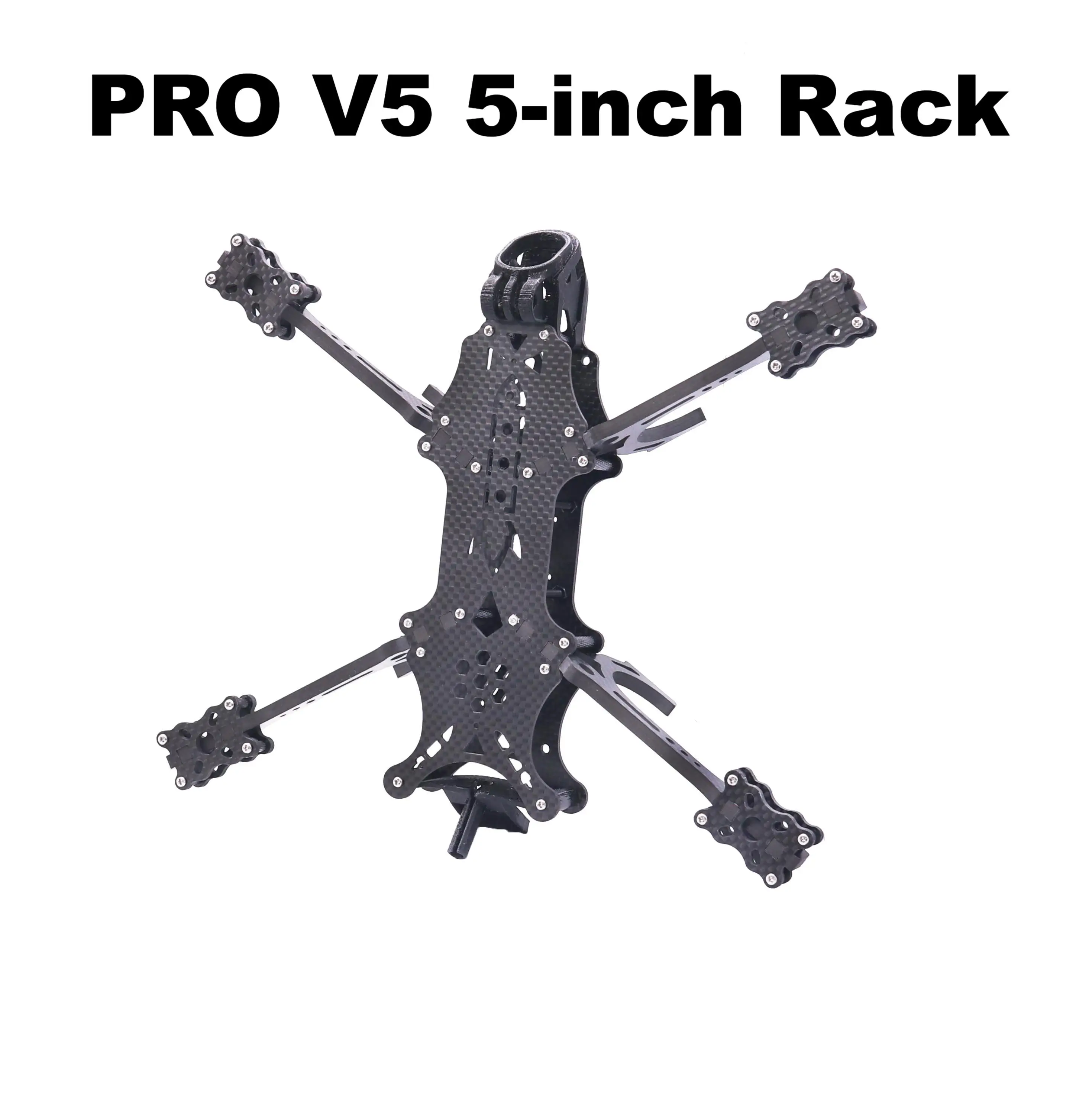 ชุดโครงโดรน B-CUBE PRO V5 ขนาด 5 นิ้ว สำหรับ FPV ทำจากคาร์บอนไฟเบอร์ สำหรับแข่งควอดคอปเตอร์ ฟรีสไตล์ รองรับ INAV Beatflight F722 และ Ardupilot Flight Control