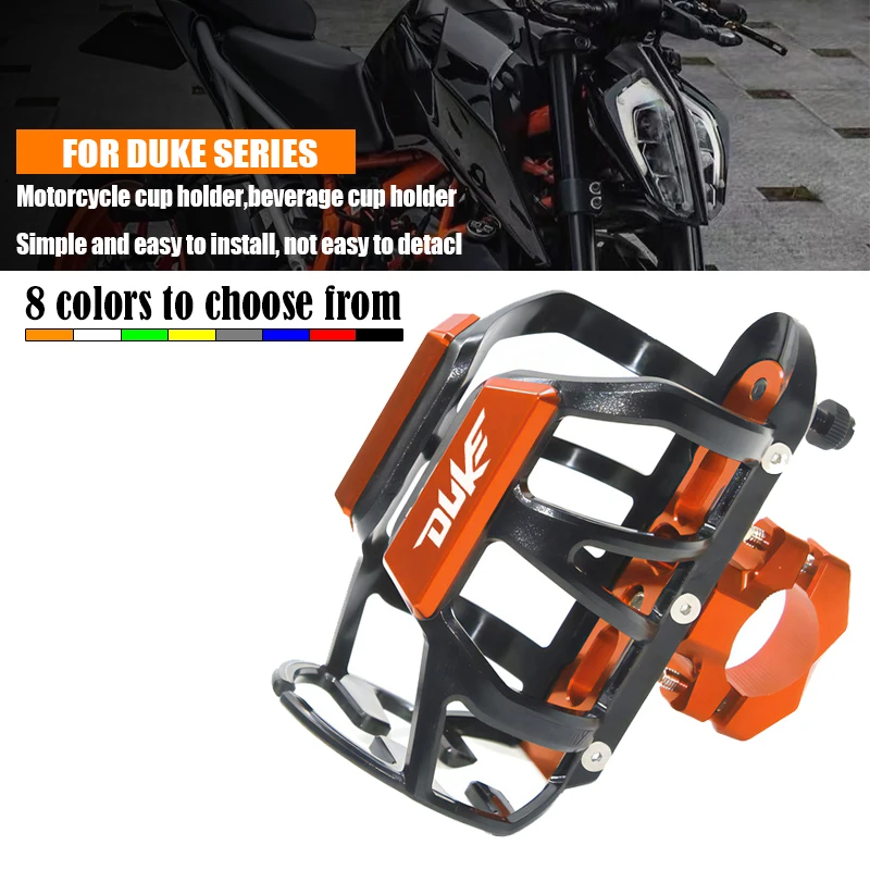 

For DUKE390 DUKE790 DUKE1290 DUKE125 200 250 390 690 790 890 RC390 Motorcycle Beverage Water Bottle Cage Drink Cup Holder Mount