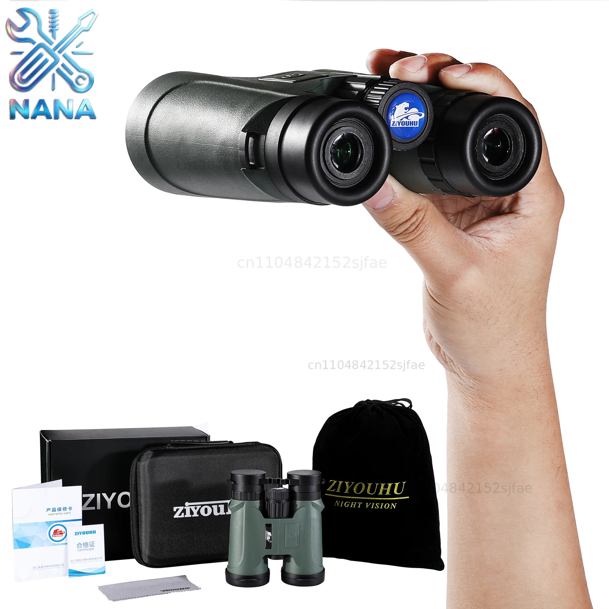 Rangefinder Binoculars Laser Rangefinder 8X High Power HD Binocular Rangefinder Telescope 8x42 Range 1200m Optical for