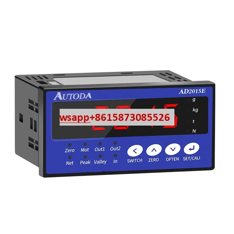 Weighing display controller, peak load sensor, instrument, two-way relay output, Euroda AD2015E