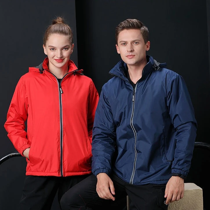 

​​2025 Trendy Mens Thick Windproof Jacket Waterproof Hooded Winter Outdoor Sports Coat Windbreaker Casual Streetwear UV Clothes