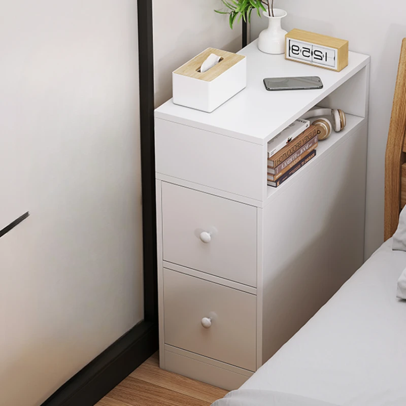 Cute Storage Nightstands Mobile Bedroom Nordic Mini Small Smart Bedside Table Multifunctional Luxury Nachttisch Home Furniture