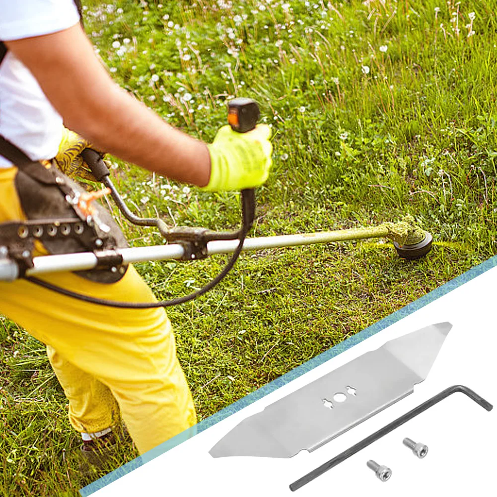 Stainless Steel Replacement Knife Blades with Hex Key Garden Lawn Mower Accessories for Robomow RX Professional view 5