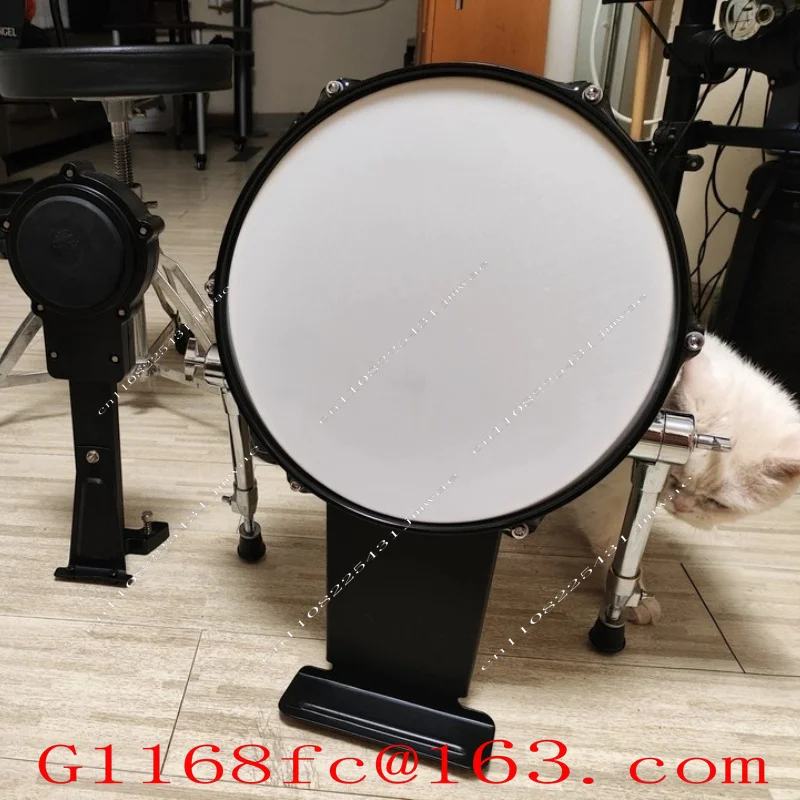 High Quality Professional Electronic Drum Wooden Cavity Bottom Drum Mesh Leather Simulation Bottom Drum