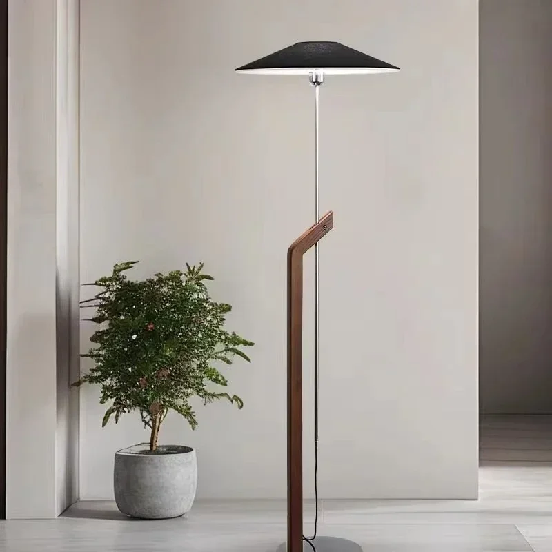 

2026 Japanese Wabi Sabi High-End LED Floor Lamp For Bedroom Living Room Sofa Side Eye Protection Minimalist Home Lighting Decora