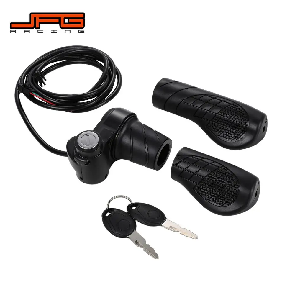 Motorcycles Accessories Throttle Turn Grip Throttle Handle Key Kits ABS PVC For Ridstar Q20 Electric Dirt Bike E-bikes Pit Bike