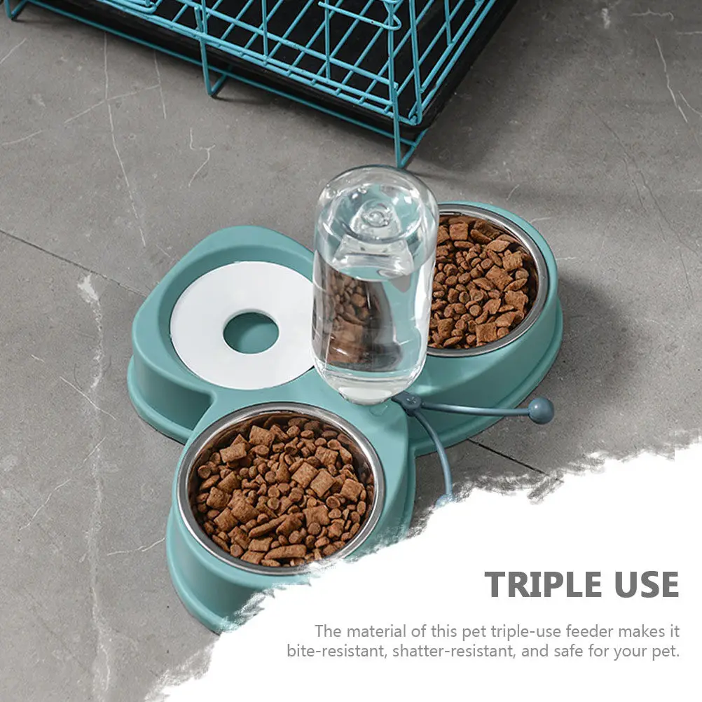 

Многофункциональная кормушка для щенков, удобная домашняя поилка для животных, портативная кормушка для собак и котят, противоскользящий аксессуар для собак