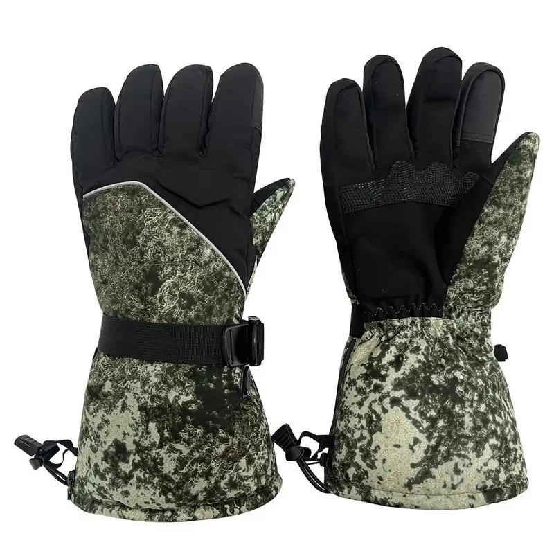 

Winter Heated Gloves Waterproof Long-Lasting Warming Hand Gloves With 3 Temperature Adjustment For Fishing Camping Hiking Supply