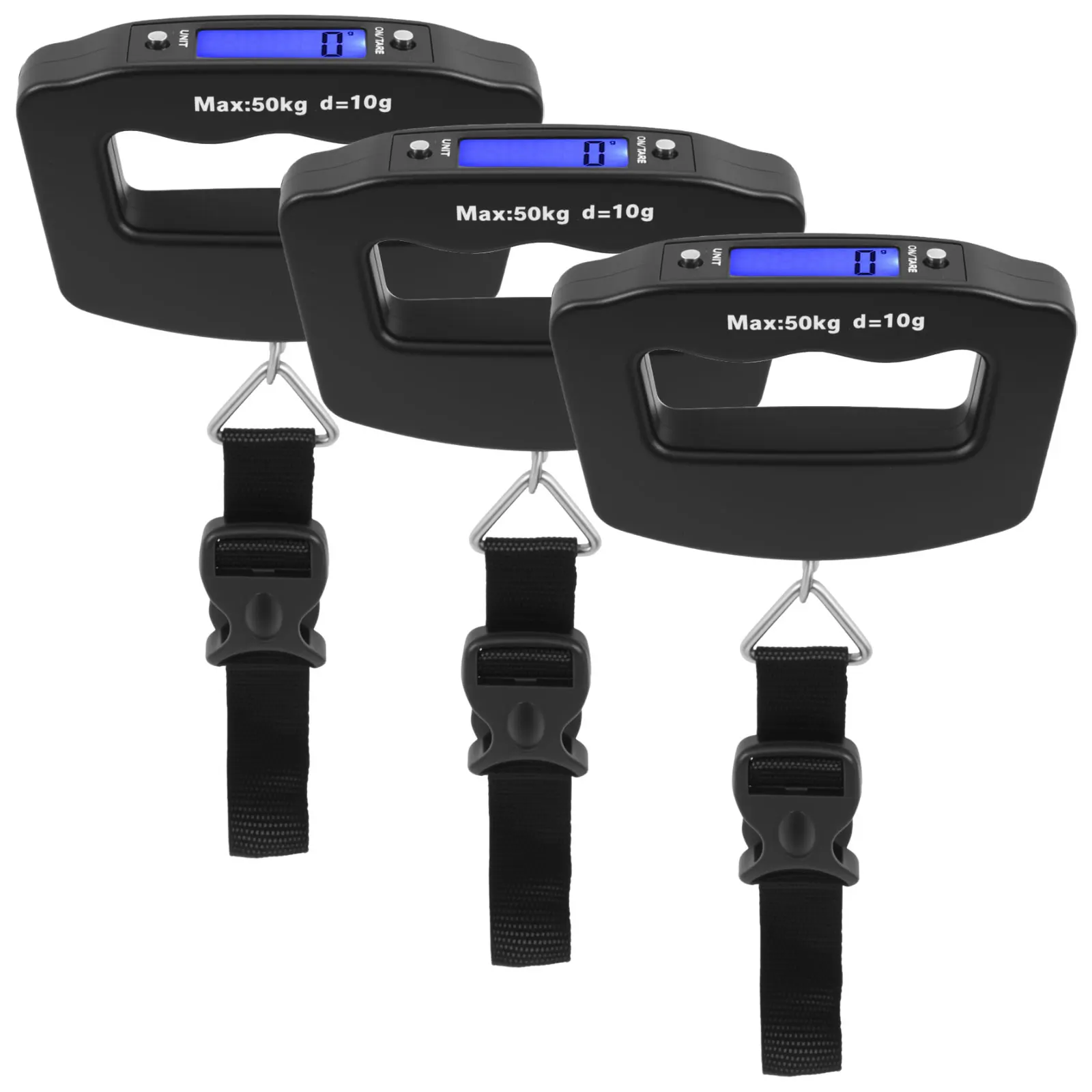 LCD Digital Luggage Scale Portable Electronic Scale Accurate 50kgX10g Hanging Mini Scales Balance Baggage Weight Tool for Travel