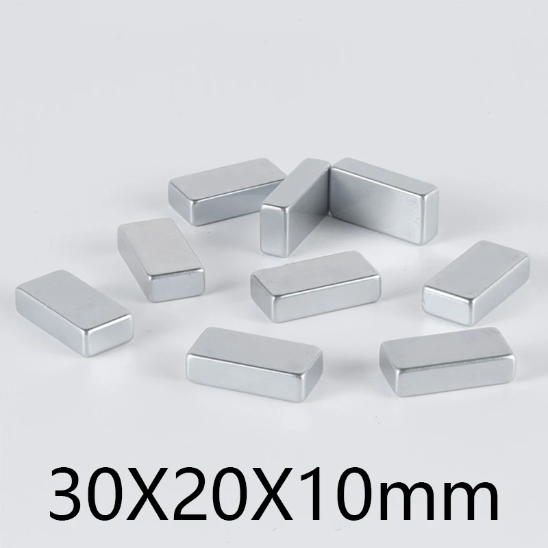 1-30pcs 30x20x10mm Small square Fridge Magnets N35 Neodymium magnetic 30*20*10mm block rare earth Magnet Powerful 30*20*10mm