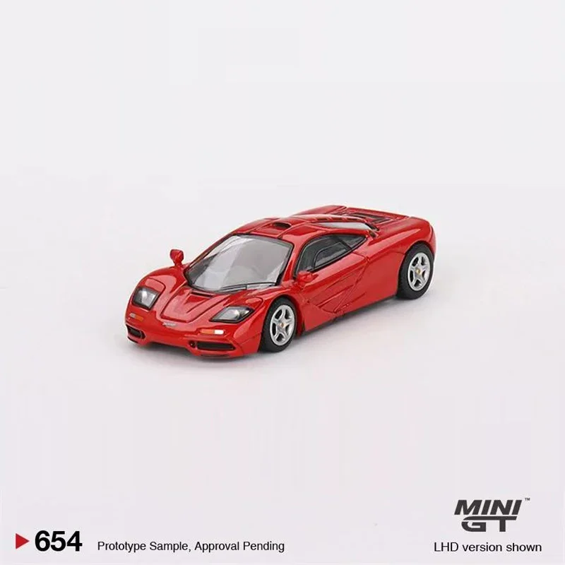 

MINI GT 1:64 модель автомобиля F1 литой спортивный автомобиль из сплава #654 красный