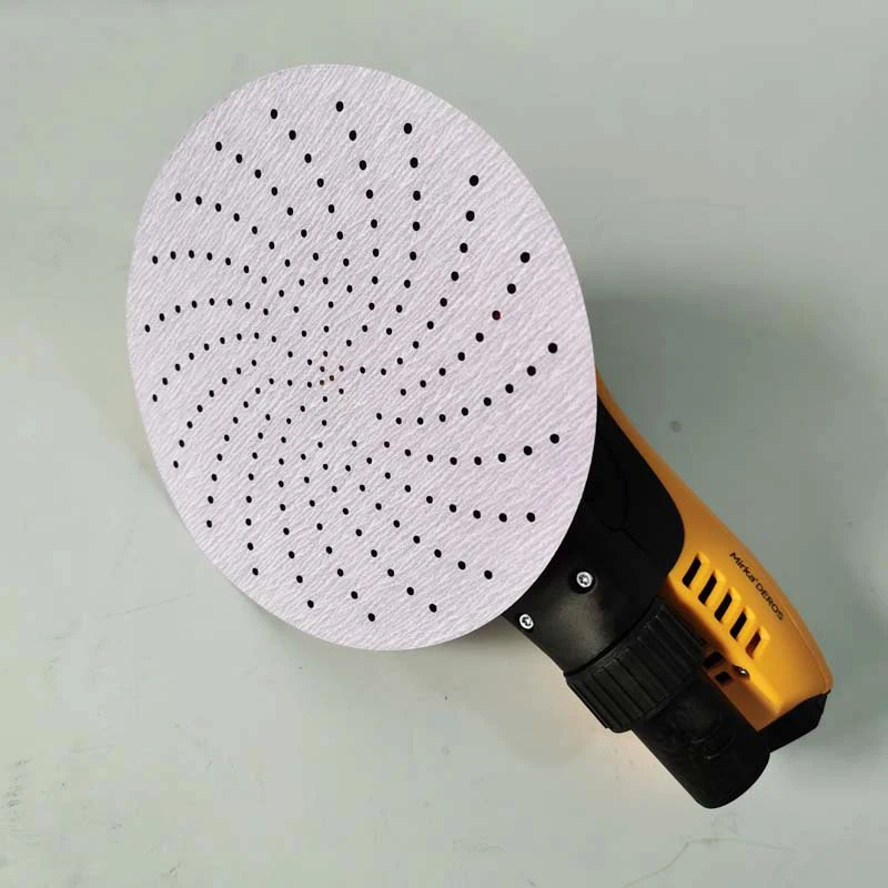 American 3M Purple Cyclone Sandpaper 6 Inch 150mm Porous Round Dry Grinding Car Putty Industrial Sandpaper