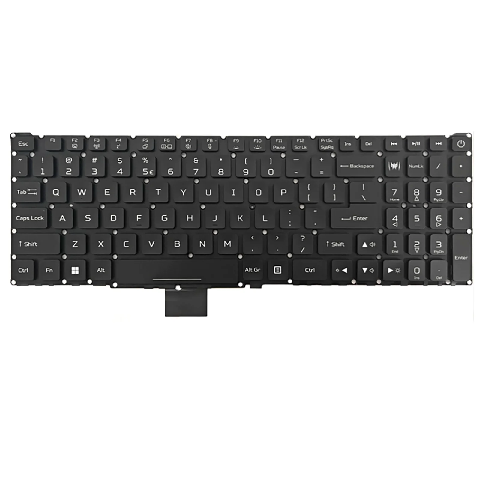 US Layout for Acer Predator Helios 300 PH317-56 N22C4 Laptop Keyboard Per Key RGB Backlit