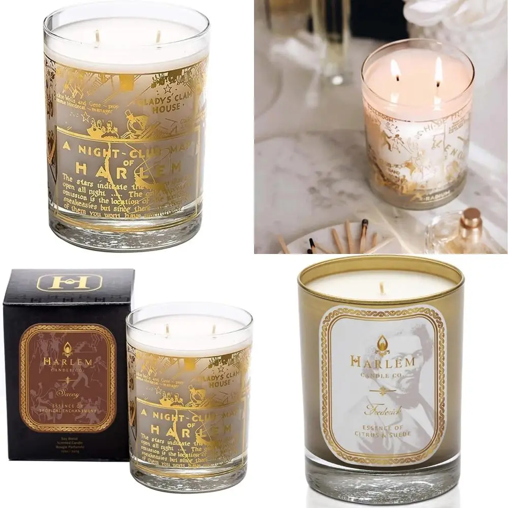 

Luxury 22K Gold Savoy Scented Candle - High-End Fragrance for Home Decor and Relaxation